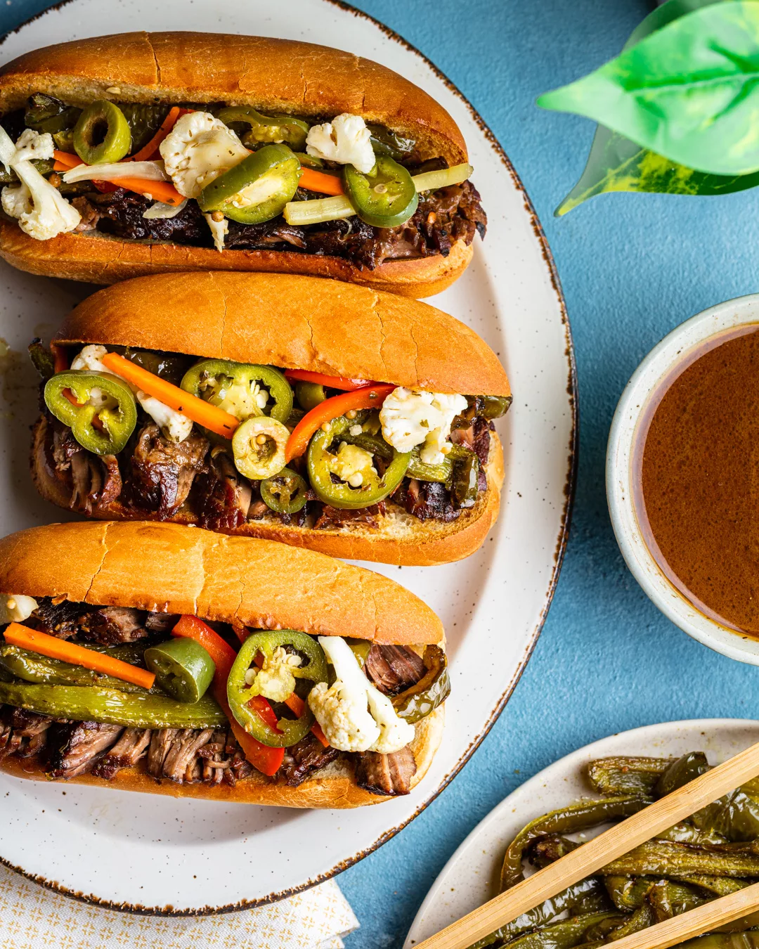 Hot Italian Beef Sandwich Hot Italian Beef Sandwich Recipe on Gelsons.com