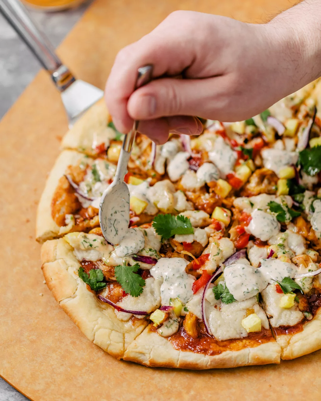 Barbecue Jackfruit Pizza & Jalapeño Ranch (Vegan) Barbecue Jackfruit Pizza & Jalapeño Ranch Recipe (Vegan)