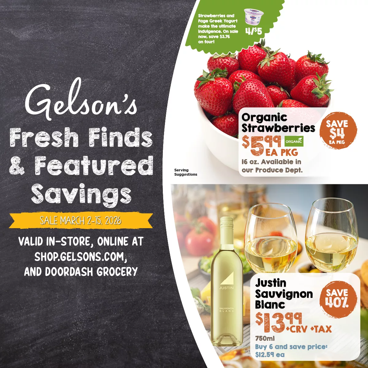 Market Buy March2 15 social 1200x12002 Gelson’s Exclusive Offers: March 2-March 15, 2026┃Shop In-Store, Online at Shop.Gelsons.com, or via DoorDash Grocery