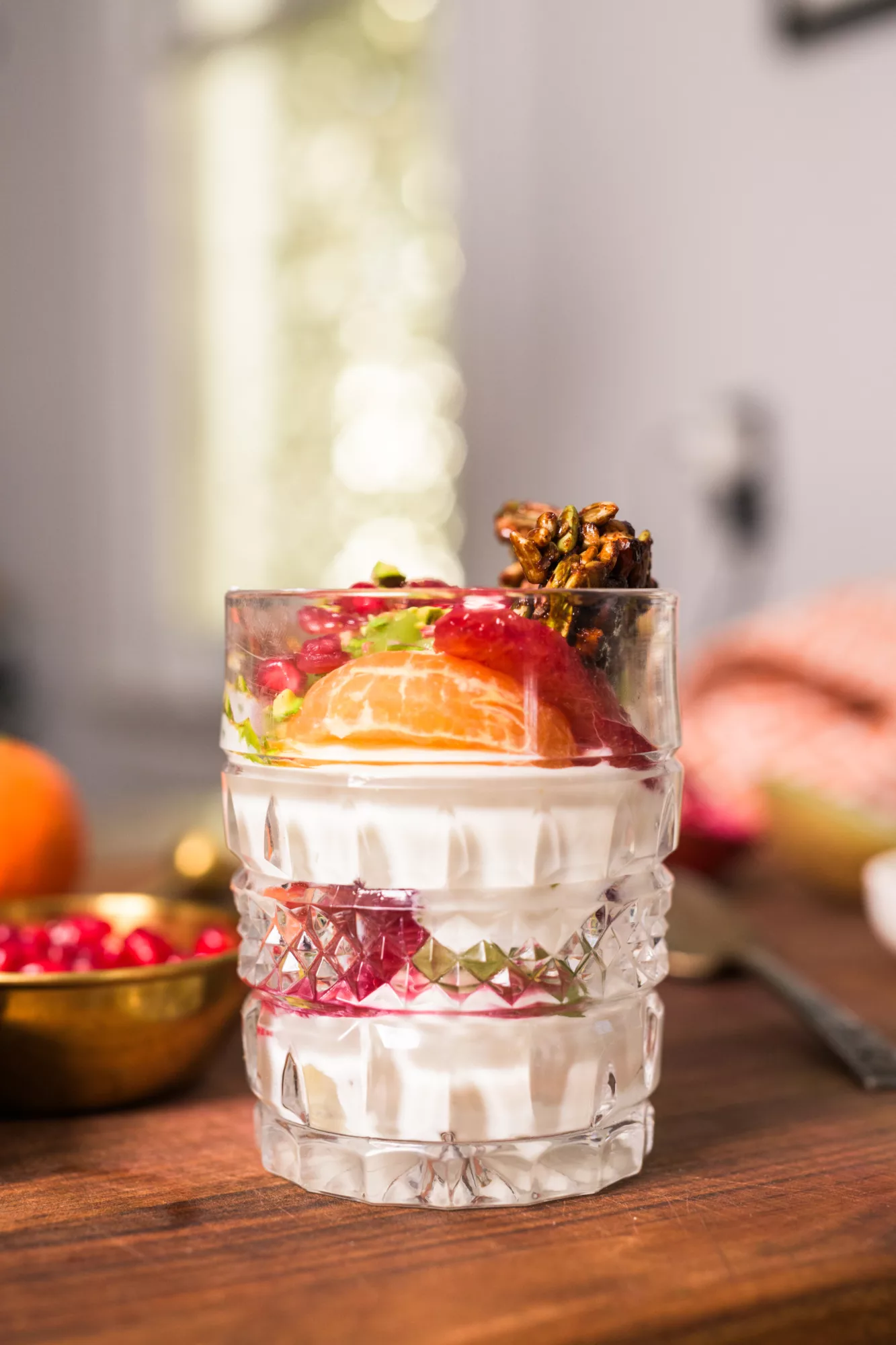 CAG Recipes SOG Winter Fruit Parfait 8325 Winter Fruit Whipped Yogurt Parfait with Crunchy Topping