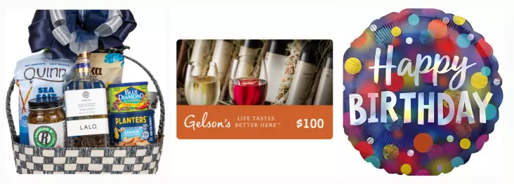 HP 732 x 263 Get Gifts at Gelson's