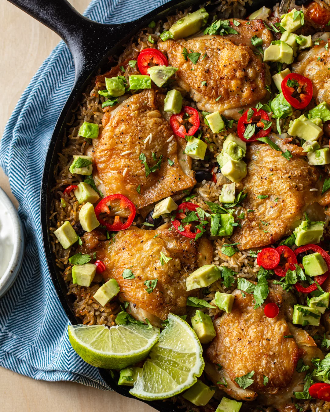 G1451 20211117 006 Skillet Chicken, Black Beans & Rice