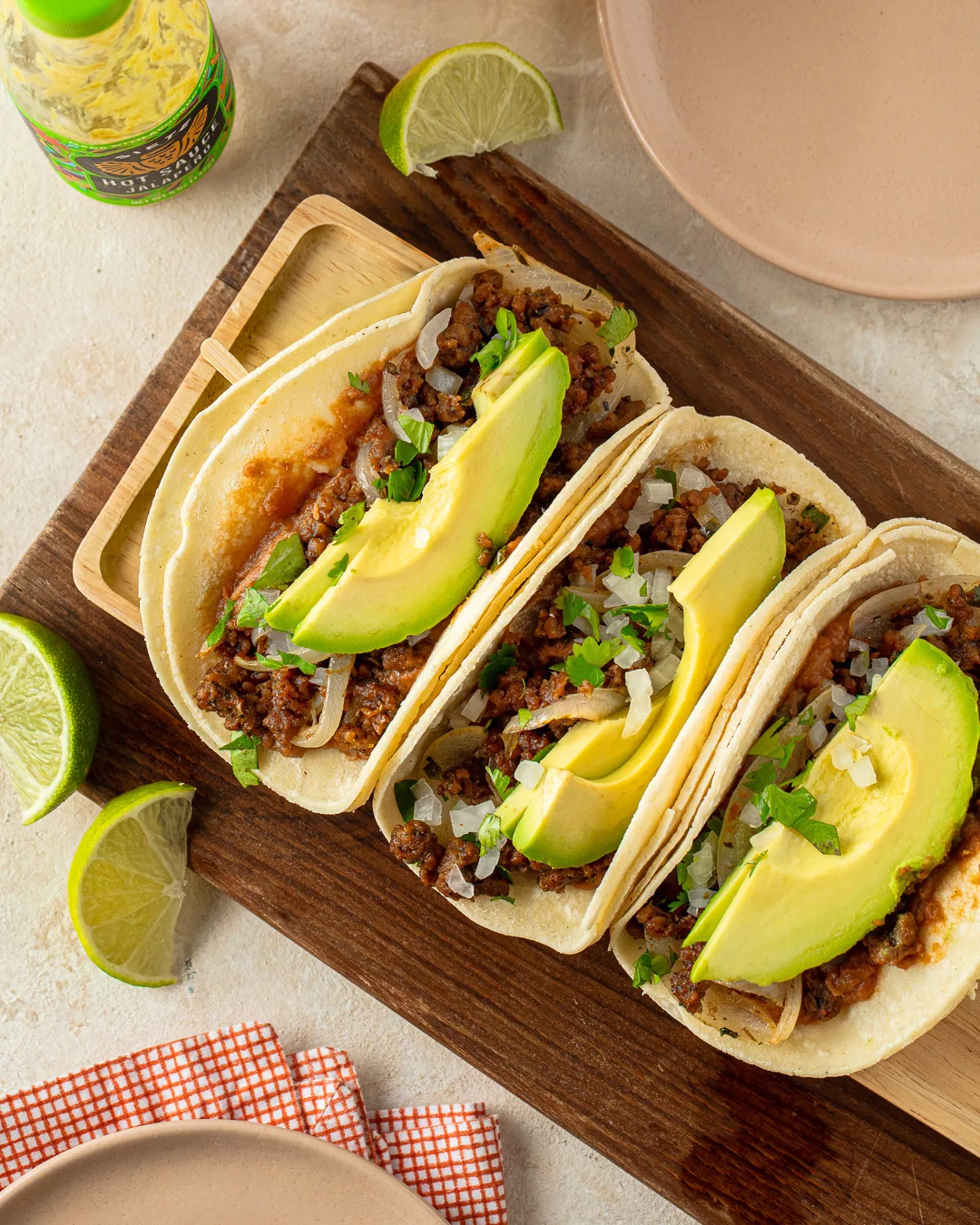 Chorizo Seitan Tacos