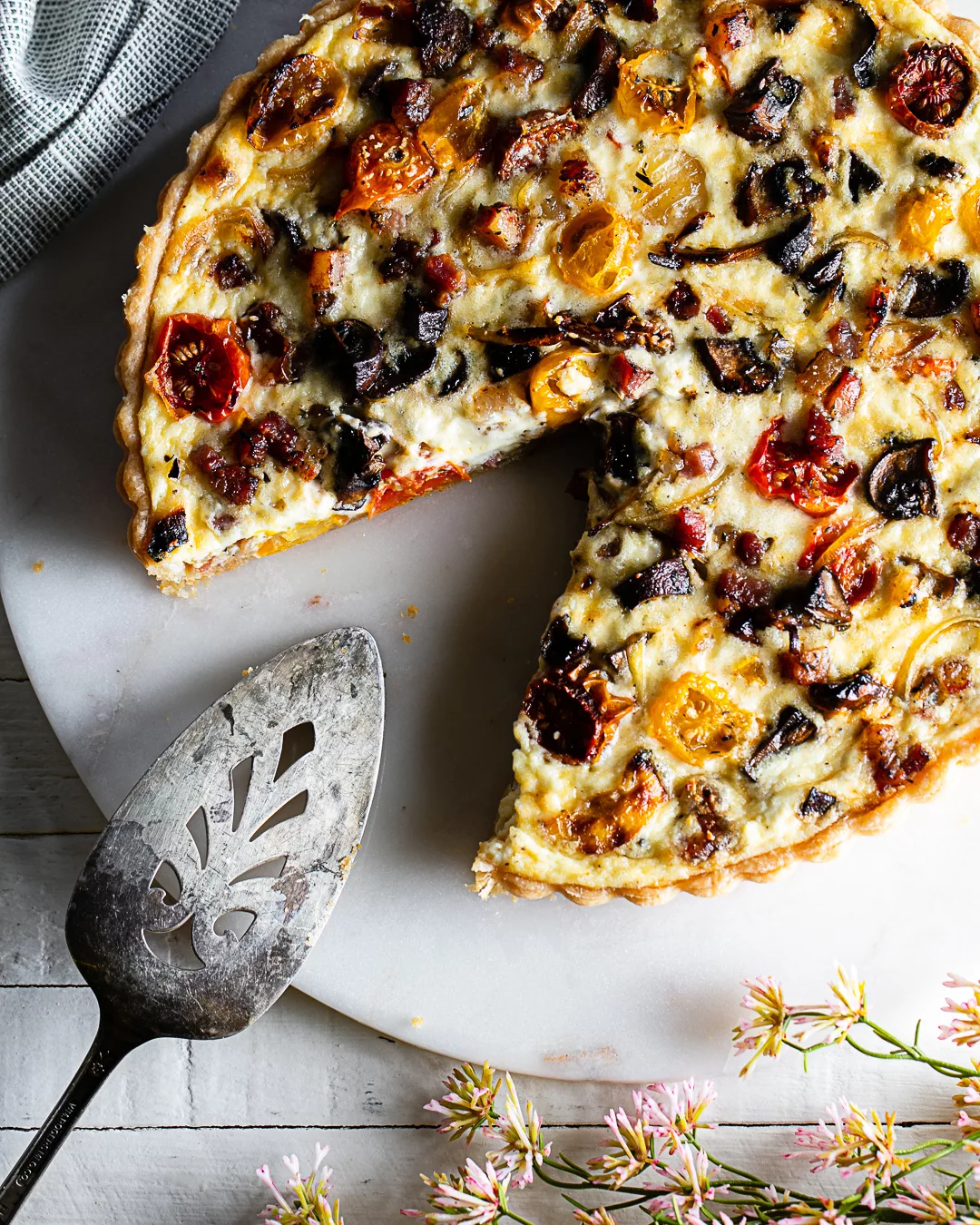 G1097 20201217 37 Tomato & Pancetta Brunch Tart