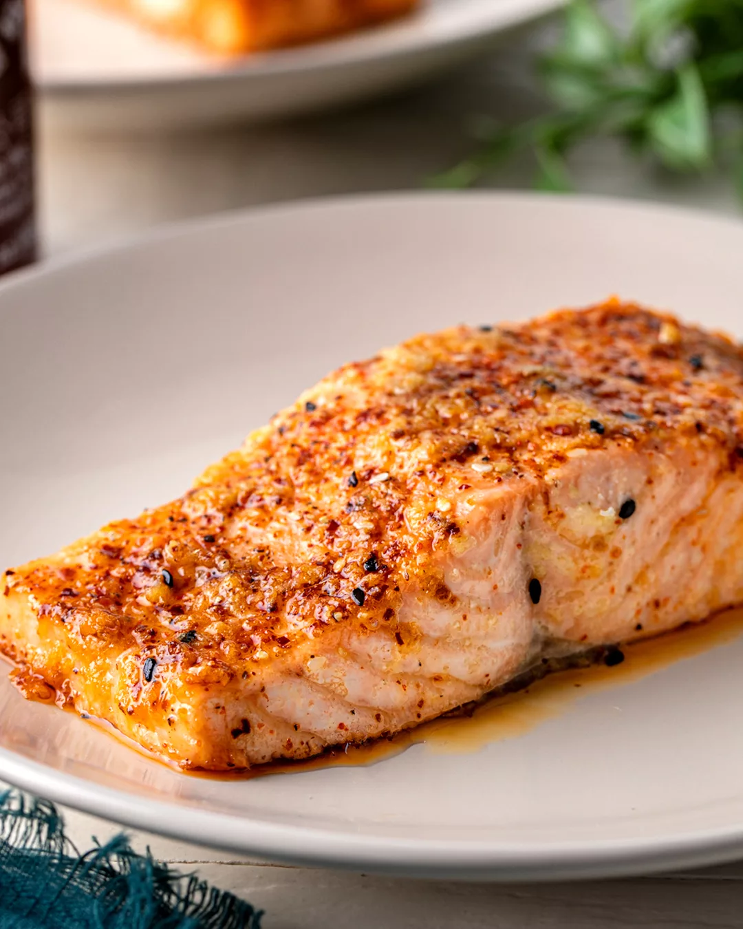 Air Fryer Togarashi Salmon