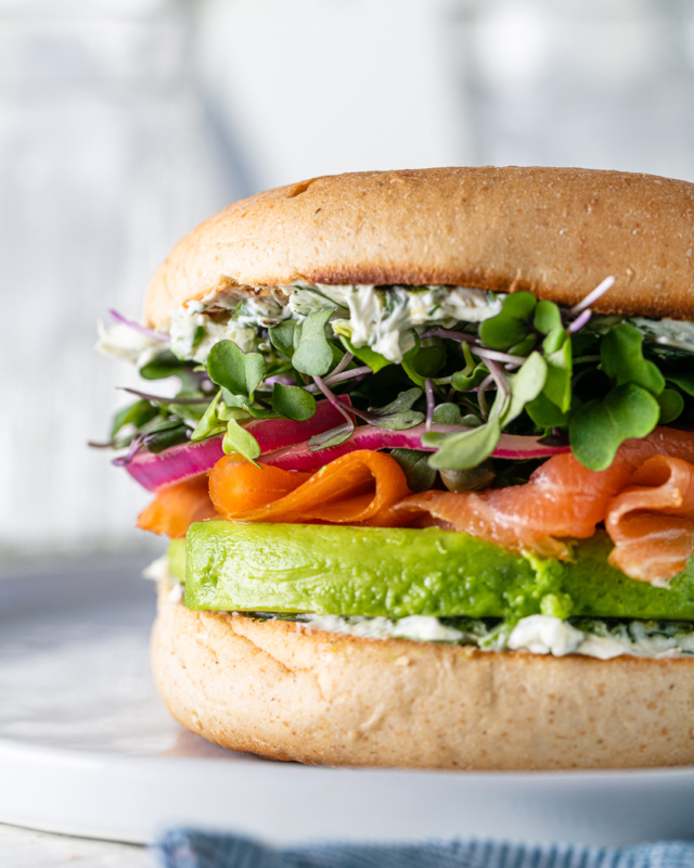 5-step Loaded Lox Sandwich