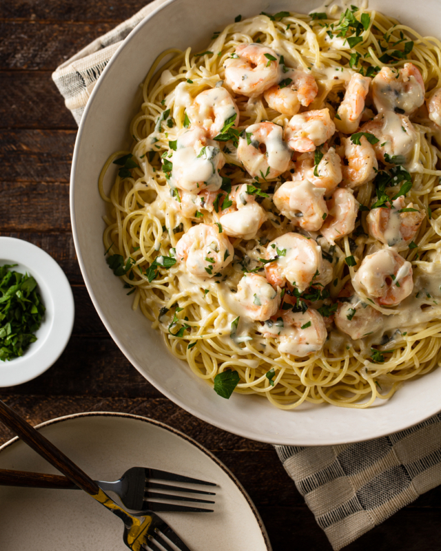 Creamy Garlic Shrimp
