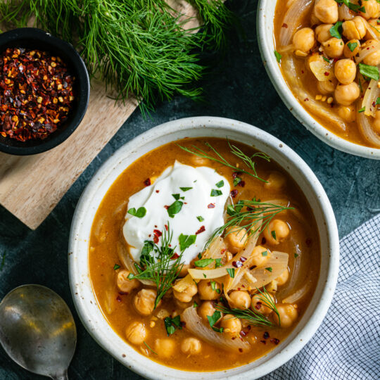 Chickpea, Lemon & Fennel Soup Gelson's