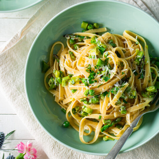 Spring Pasta with Asparagus & Peas Gelson's