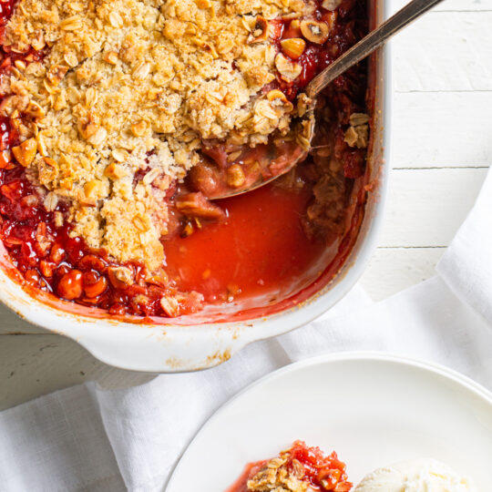 Strawberry Rhubarb Crumble Gelson's
