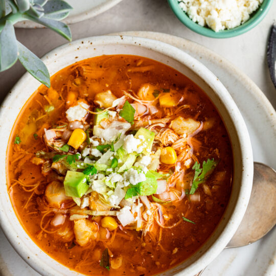 Instant Pot Chicken Pozole Gelson's