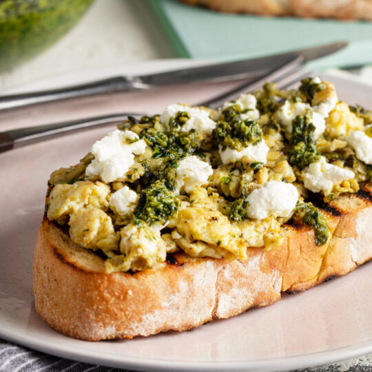 Pesto Egg & Ricotta Toast Gelson's