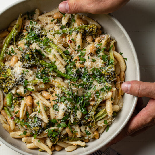 How to Make Ricotta Cavatelli Pasta with Broccolini & White Beans Gelson's