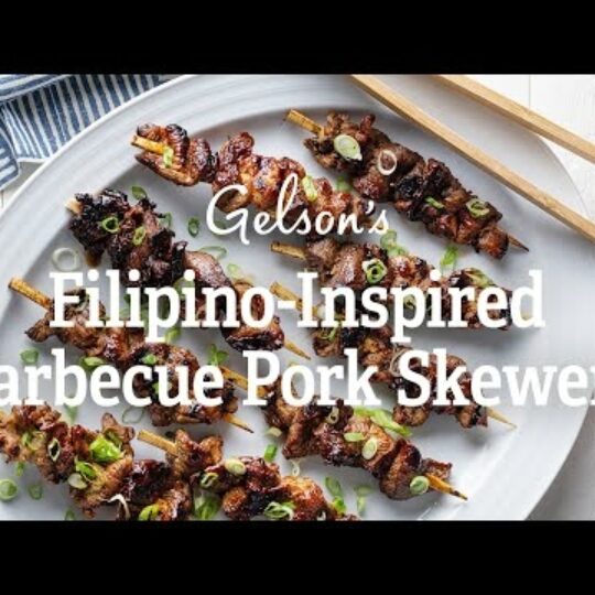 Filipino-Inspired Barbecue Pork Skewers Gelson's