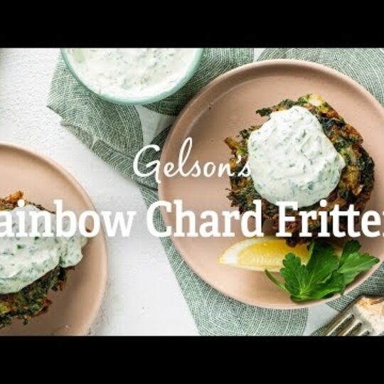 Rainbow Chard Fritters Gelson's