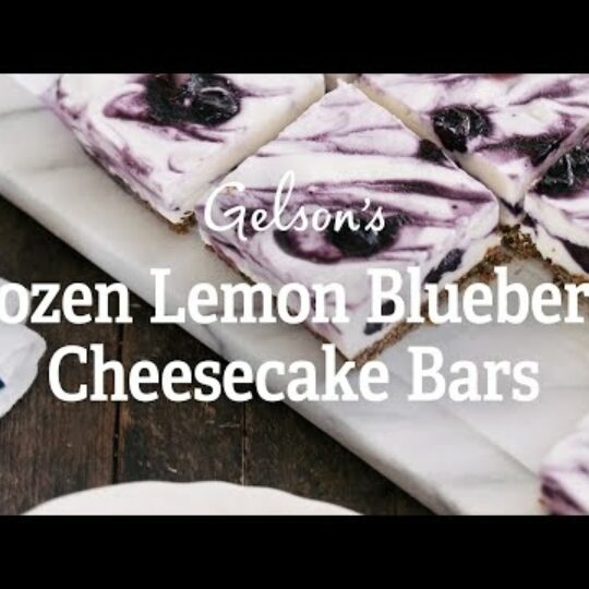 Frozen Lemon Blueberry Cheesecake Bars Gelson's