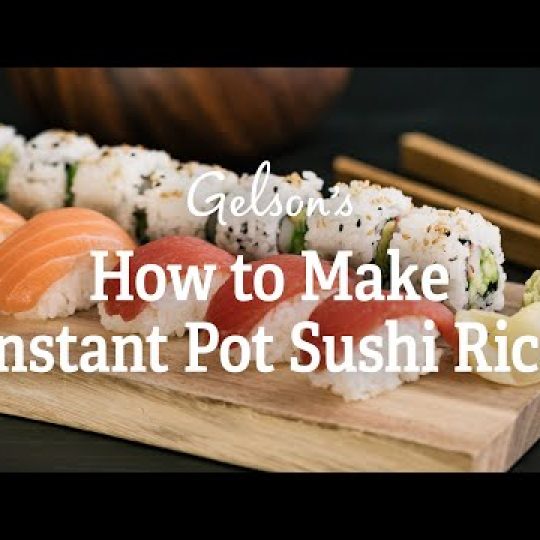 Instant Pot Sushi Rice Recipe | Gelson's