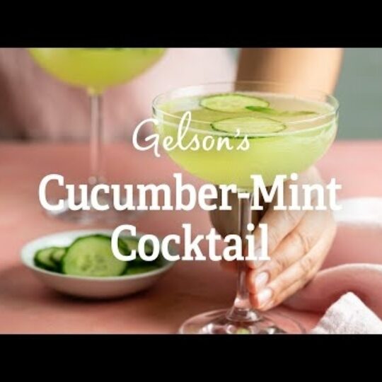 Cucumber-Mint Cocktail Gelson's