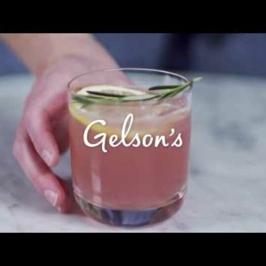 Gin Fizz with Pomegranate Kombucha Gelson's