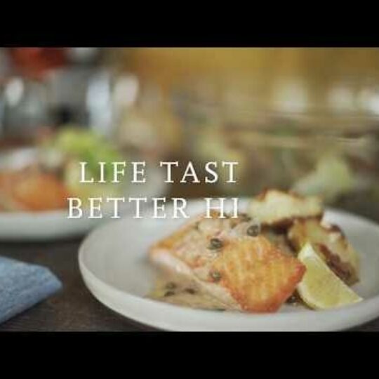 Pan-Seared Salmon with Dijon-Caper Sauce Gelson's