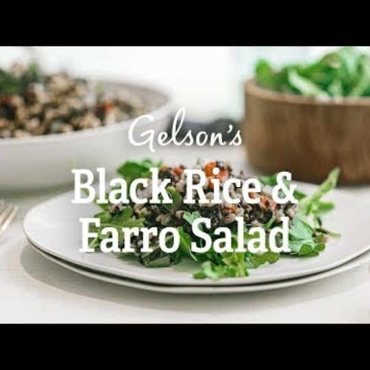 Black Rice & Farro Salad Gelson's