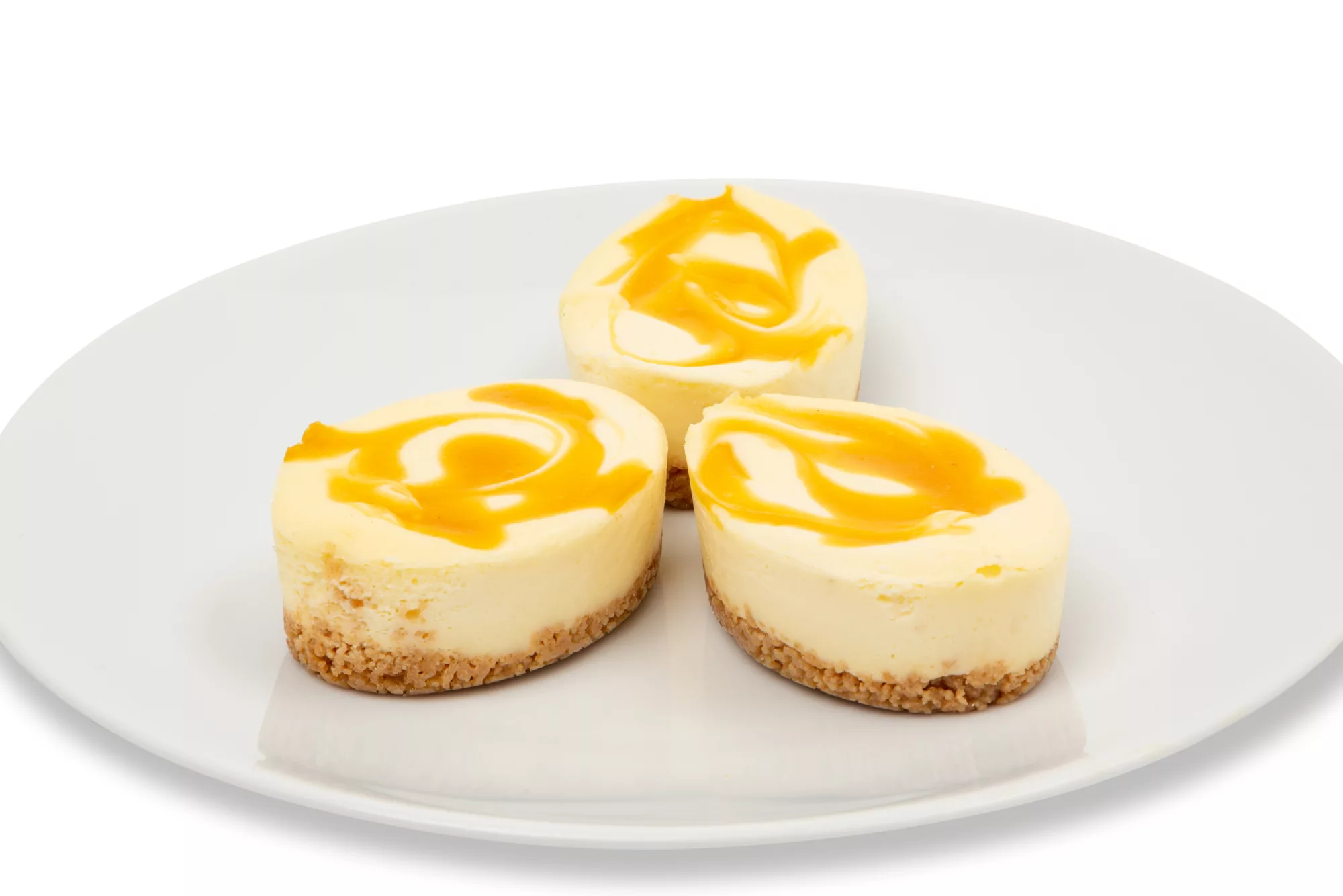 Passion Fruit Swirl Cheesecake Bites Passion Fruit Swirl Cheesecake Bites